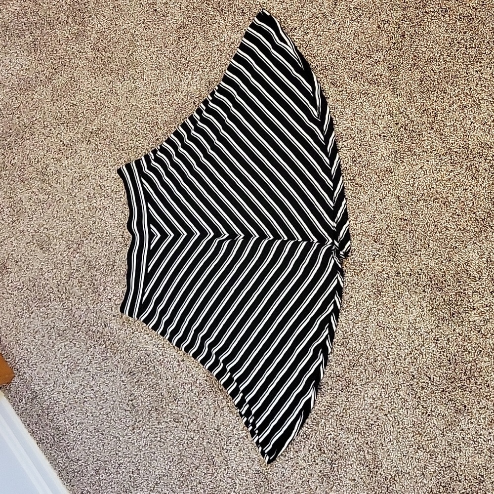 Ann Taylor Loft Black & White Skirt